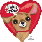 I Wuf You Balloon