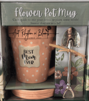 Best Mom Ever Flower Pot Mug Set